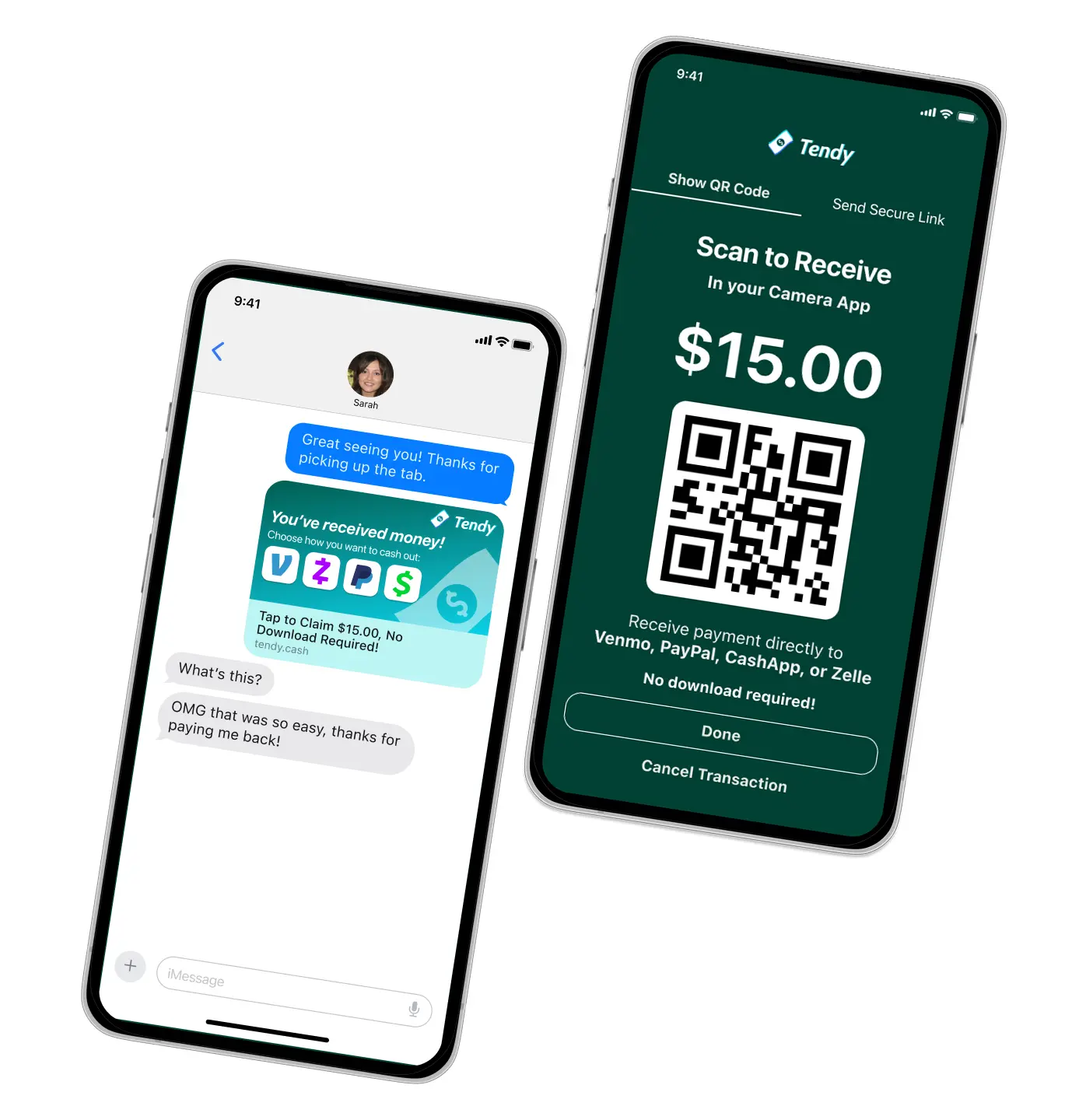 Step 2: Send Payments by Message or QR Code